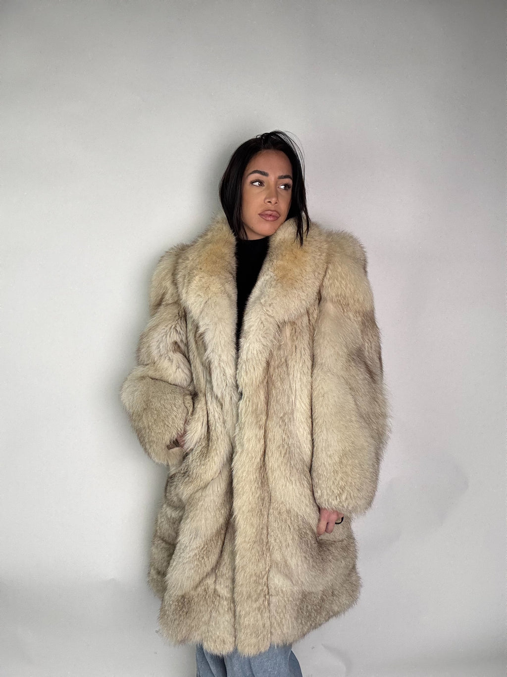 Giacca in volpe della groenlandia N98