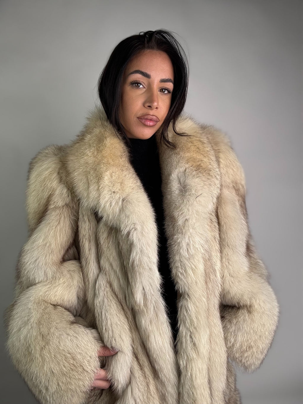 Giacca in volpe della groenlandia N98