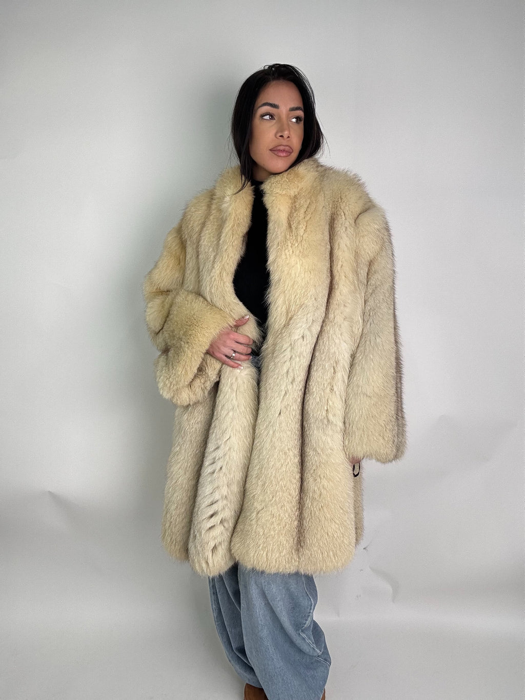 Giacca in volpe della groenlandia N99