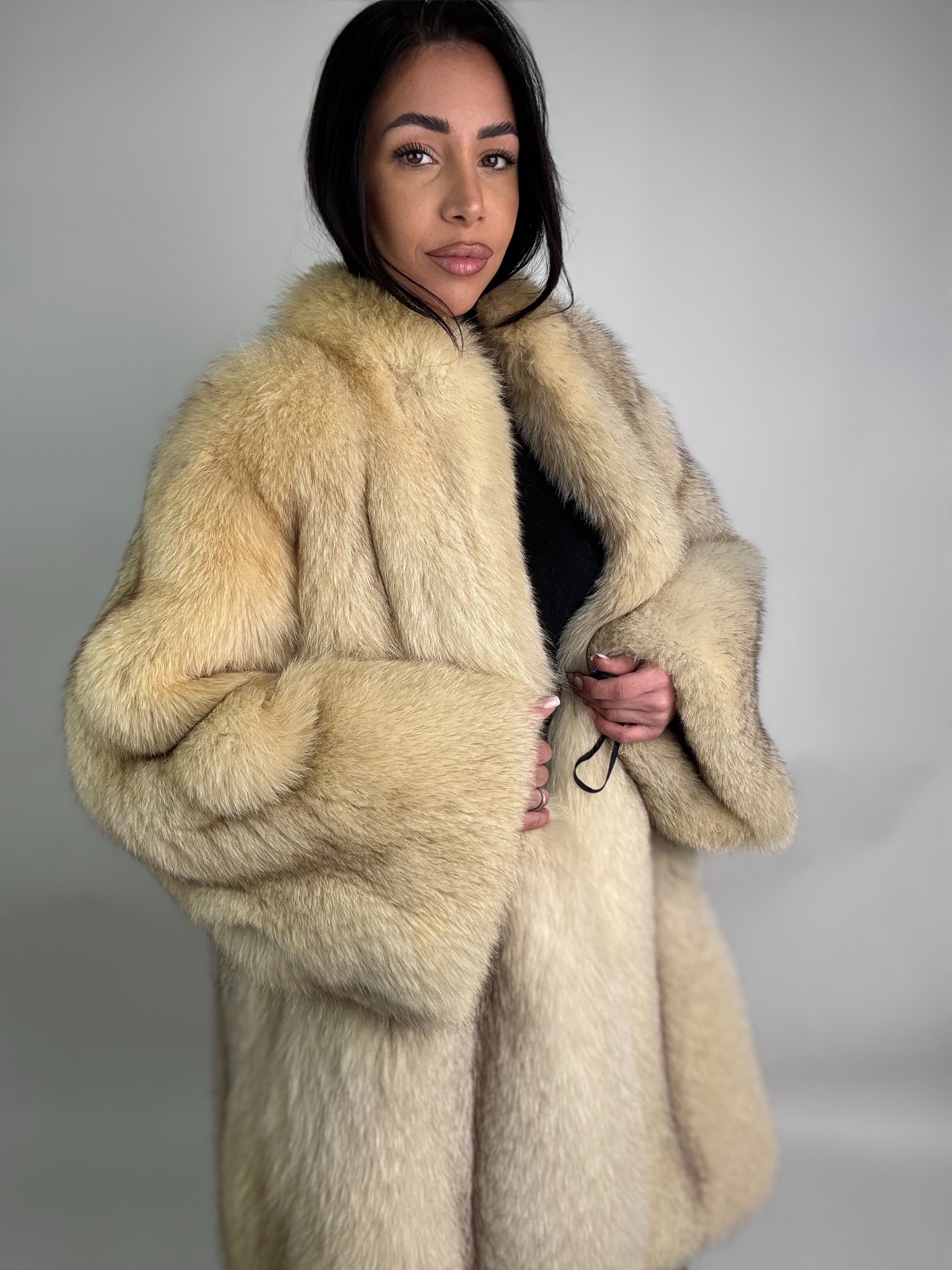 Giacca in volpe della groenlandia N99