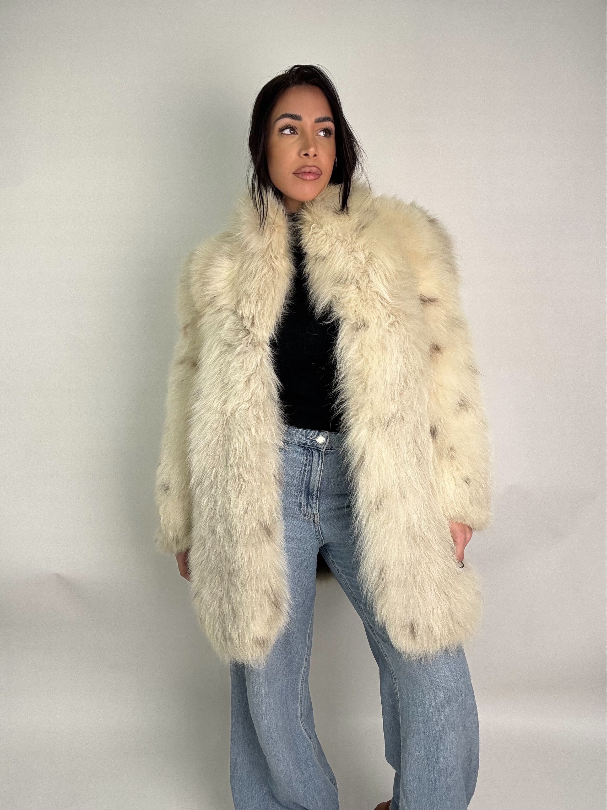 Giacca in volpe linciata N100