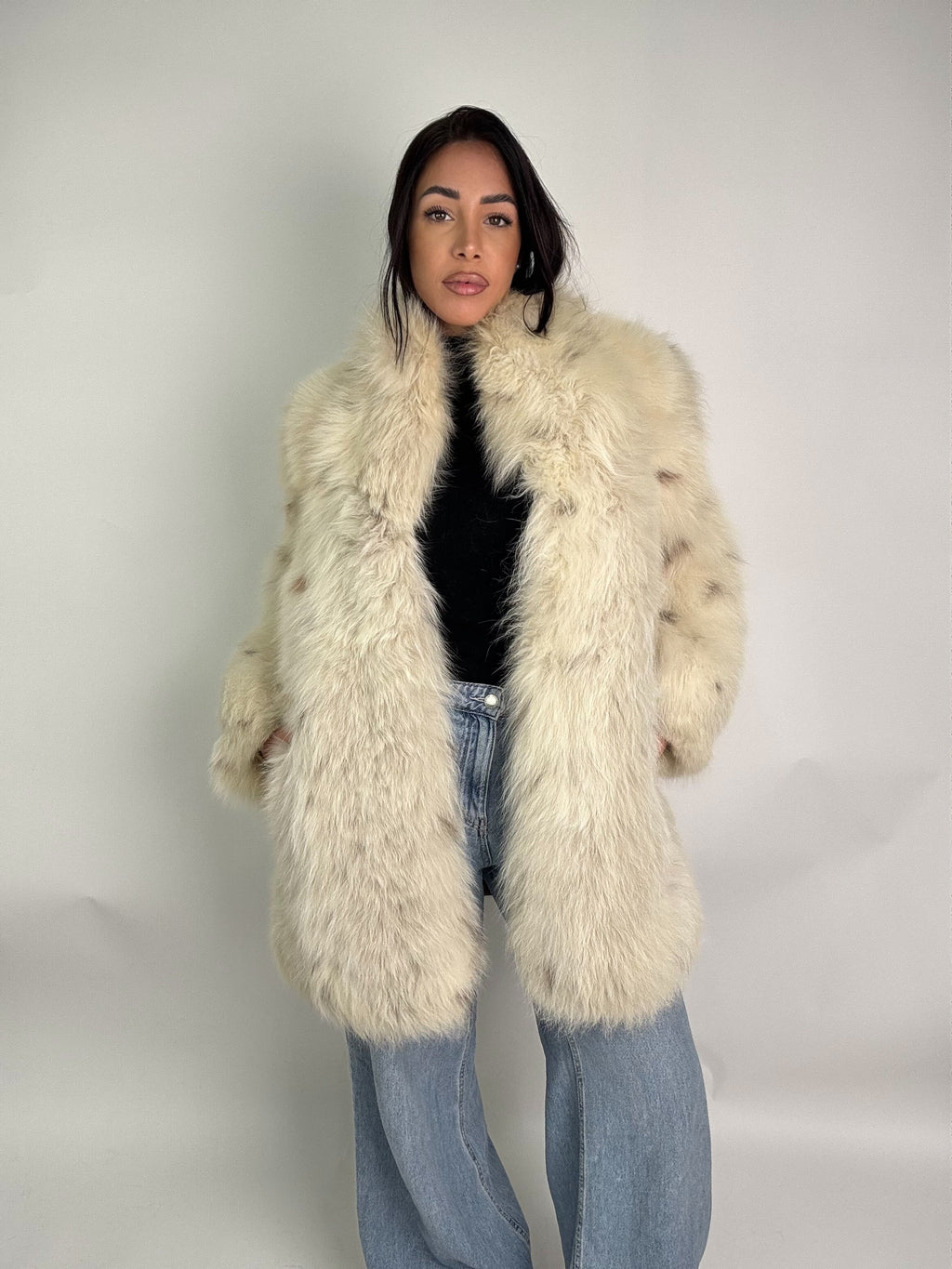 Giacca in volpe linciata N100