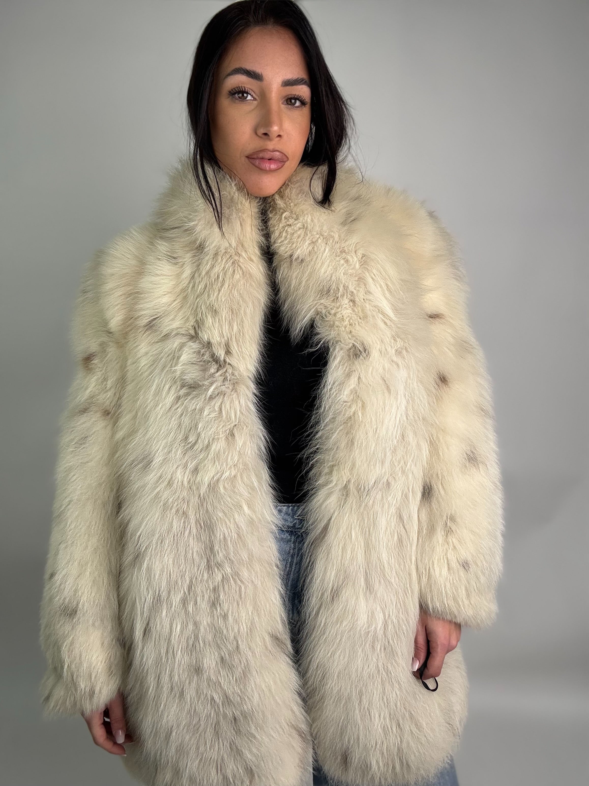 Giacca in volpe linciata N100