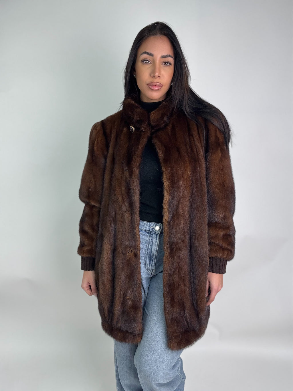 Cappotto in visone N413