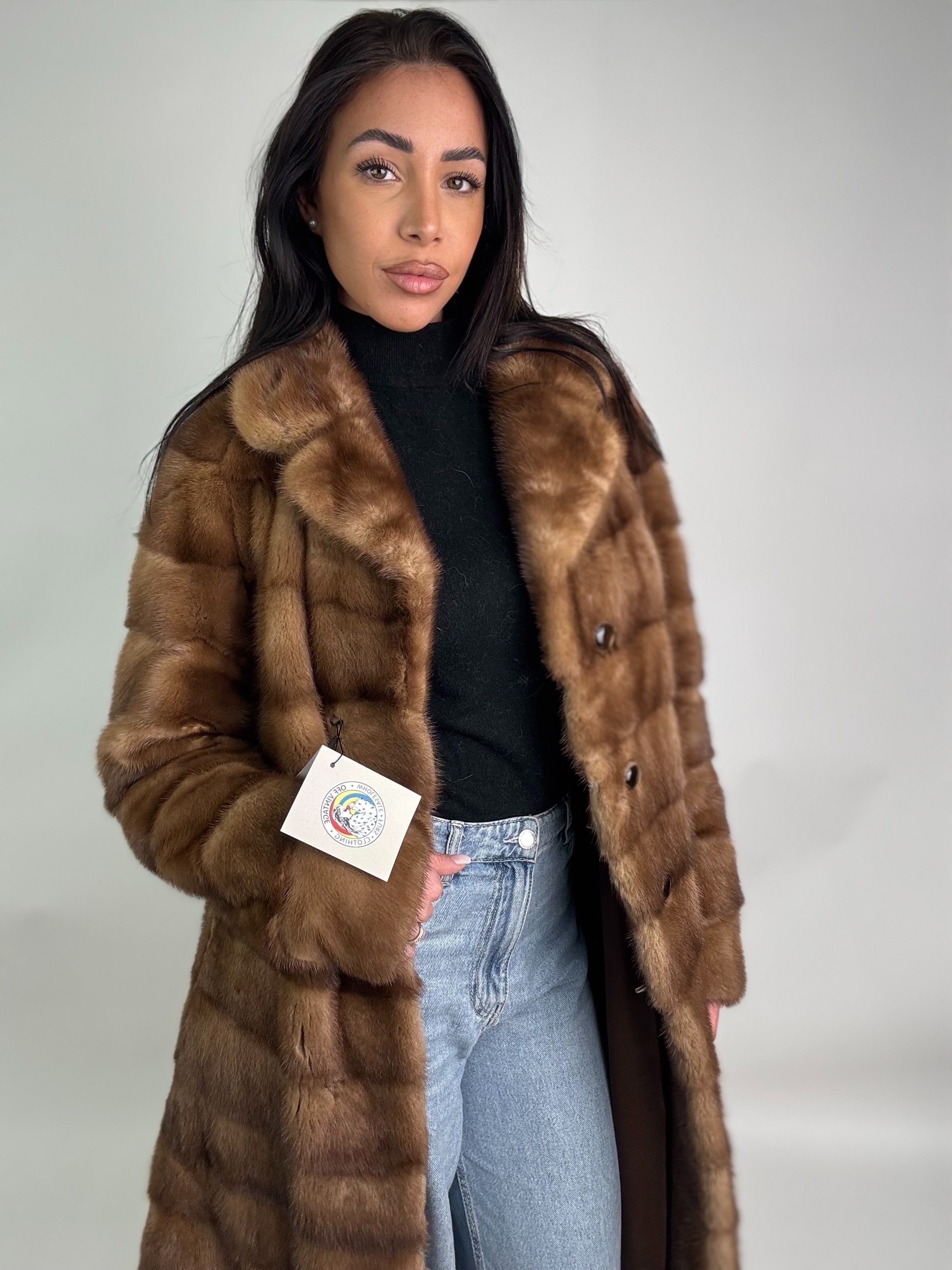 Cappotto in visone N414