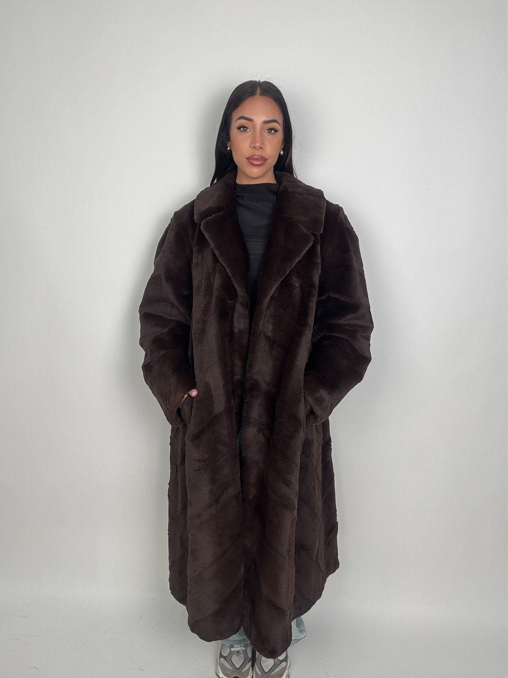 Cappotto in visone rasato N601