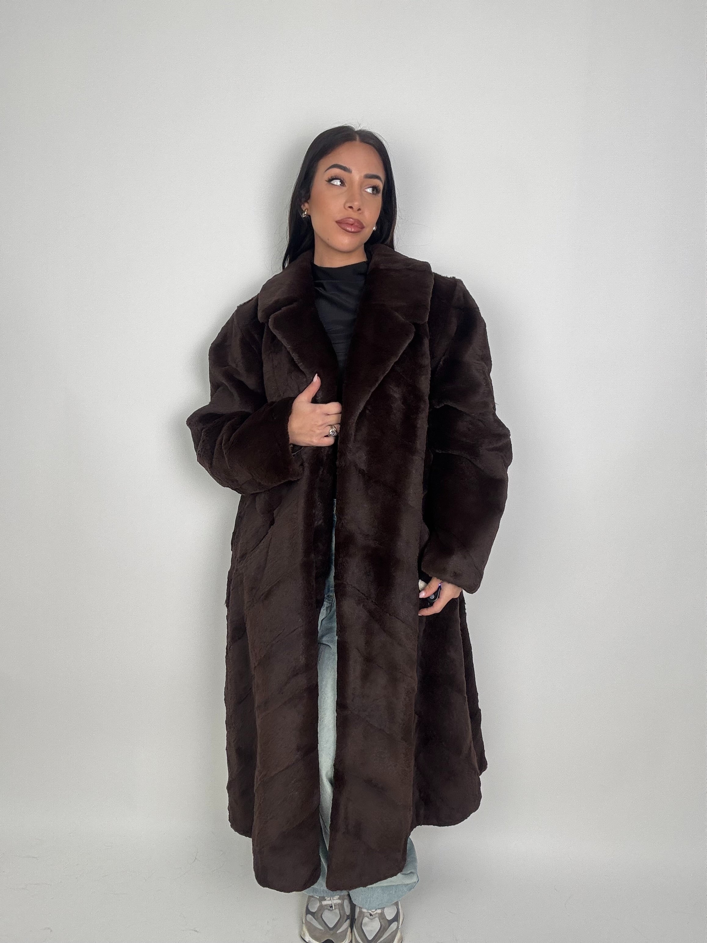 Cappotto in visone rasato N601