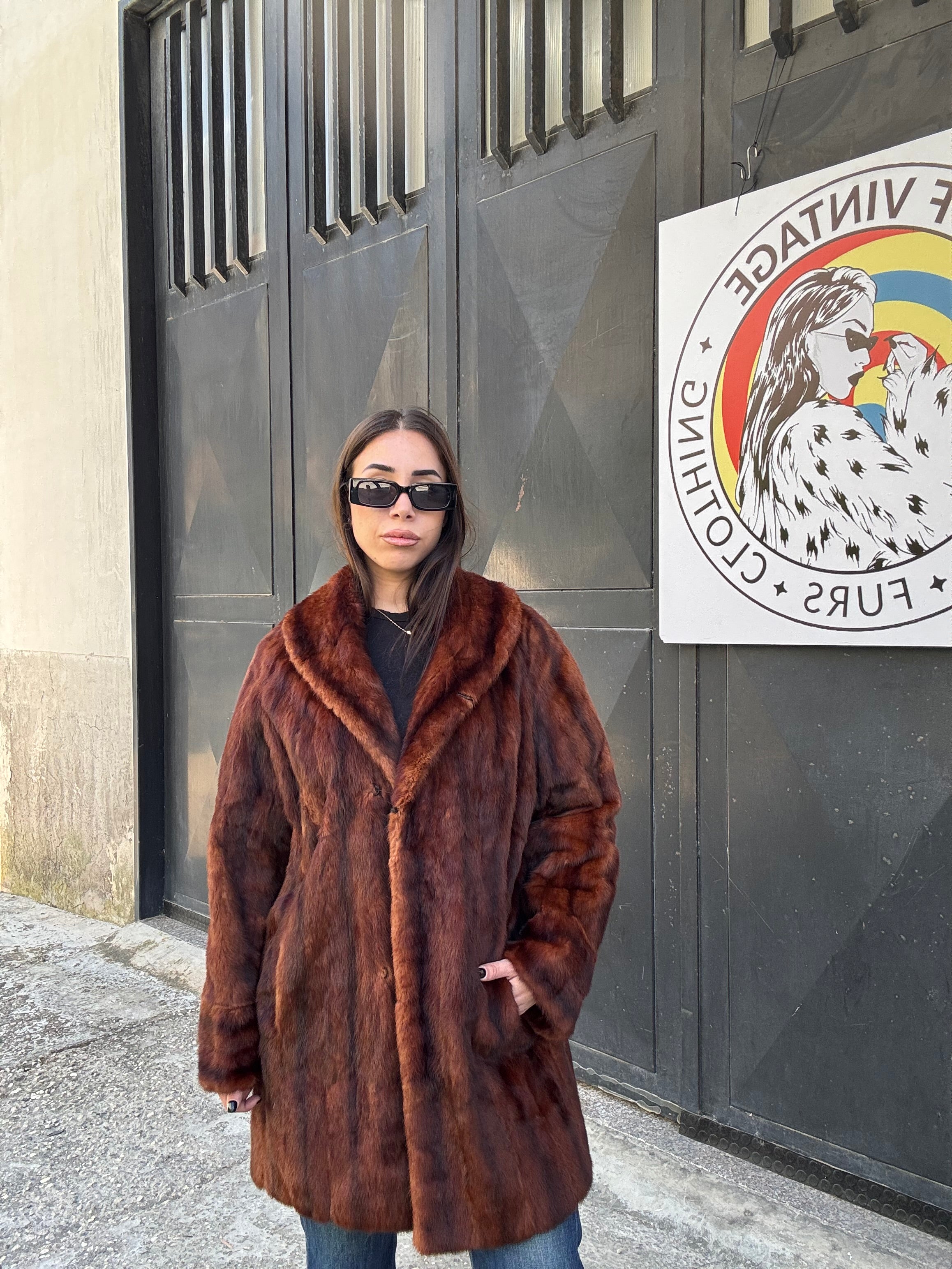 Cappotto in opossum
