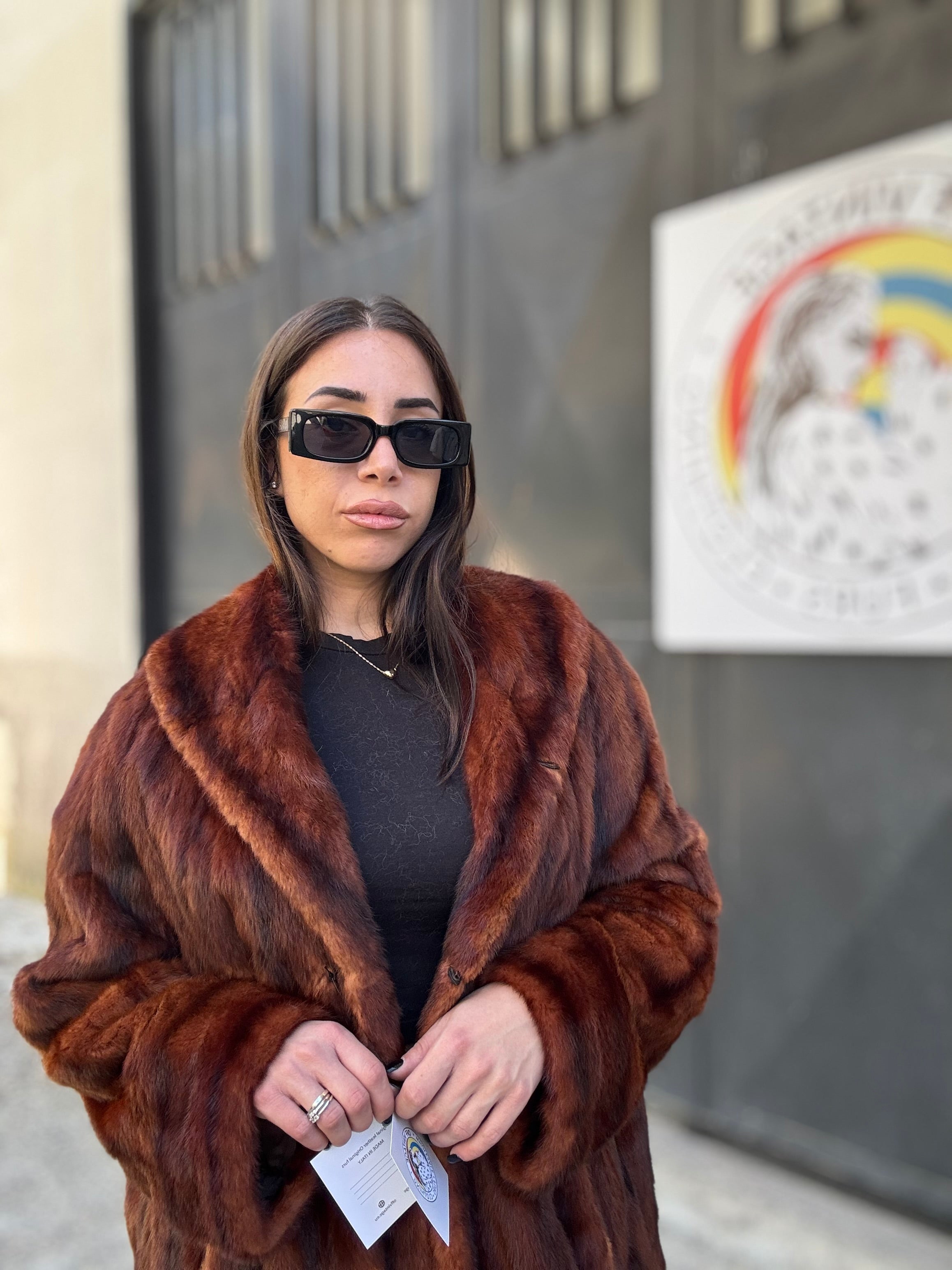 Cappotto in opossum