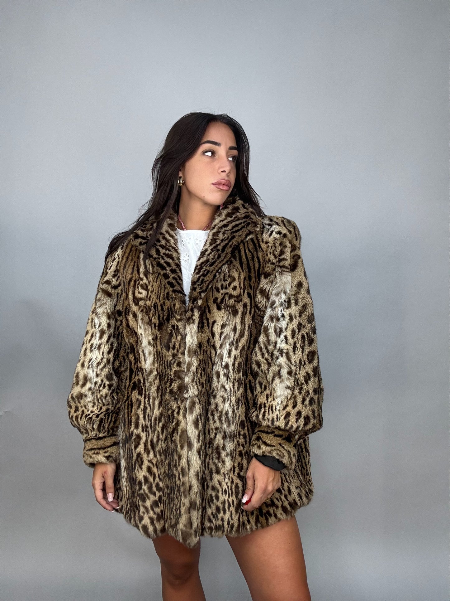 Giacca in leopardo