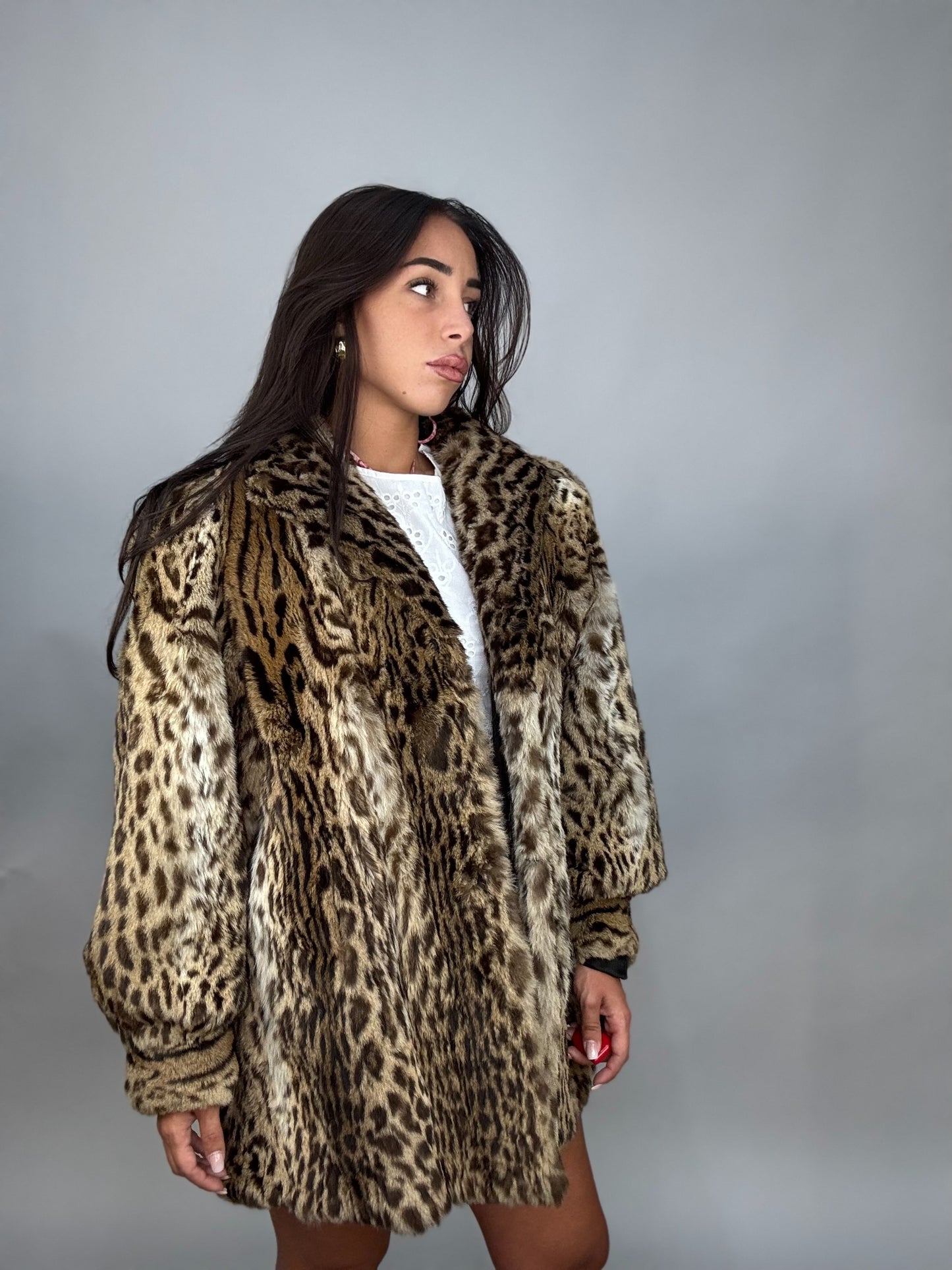 Giacca in leopardo