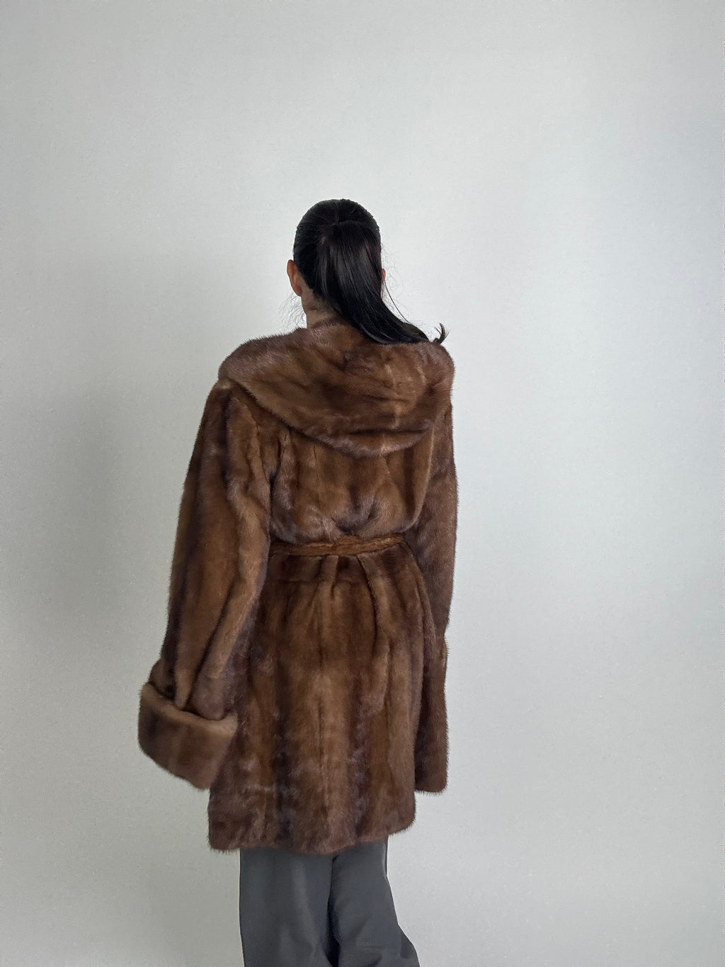 Cappotto in visone N357