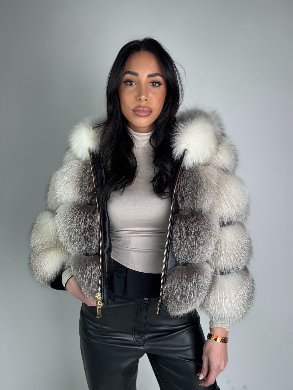 Mink Bomber Jacket