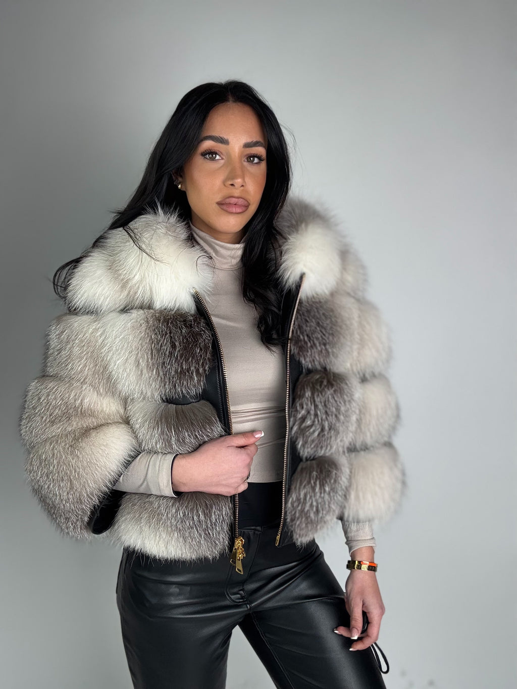 Mink Bomber Jacket