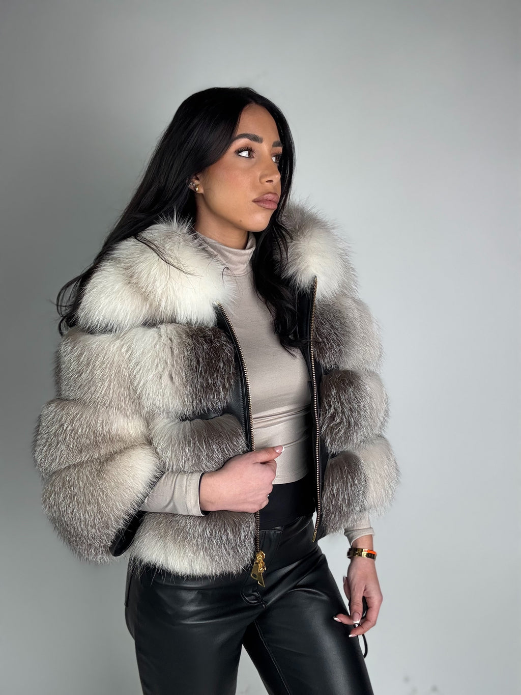Mink Bomber Jacket