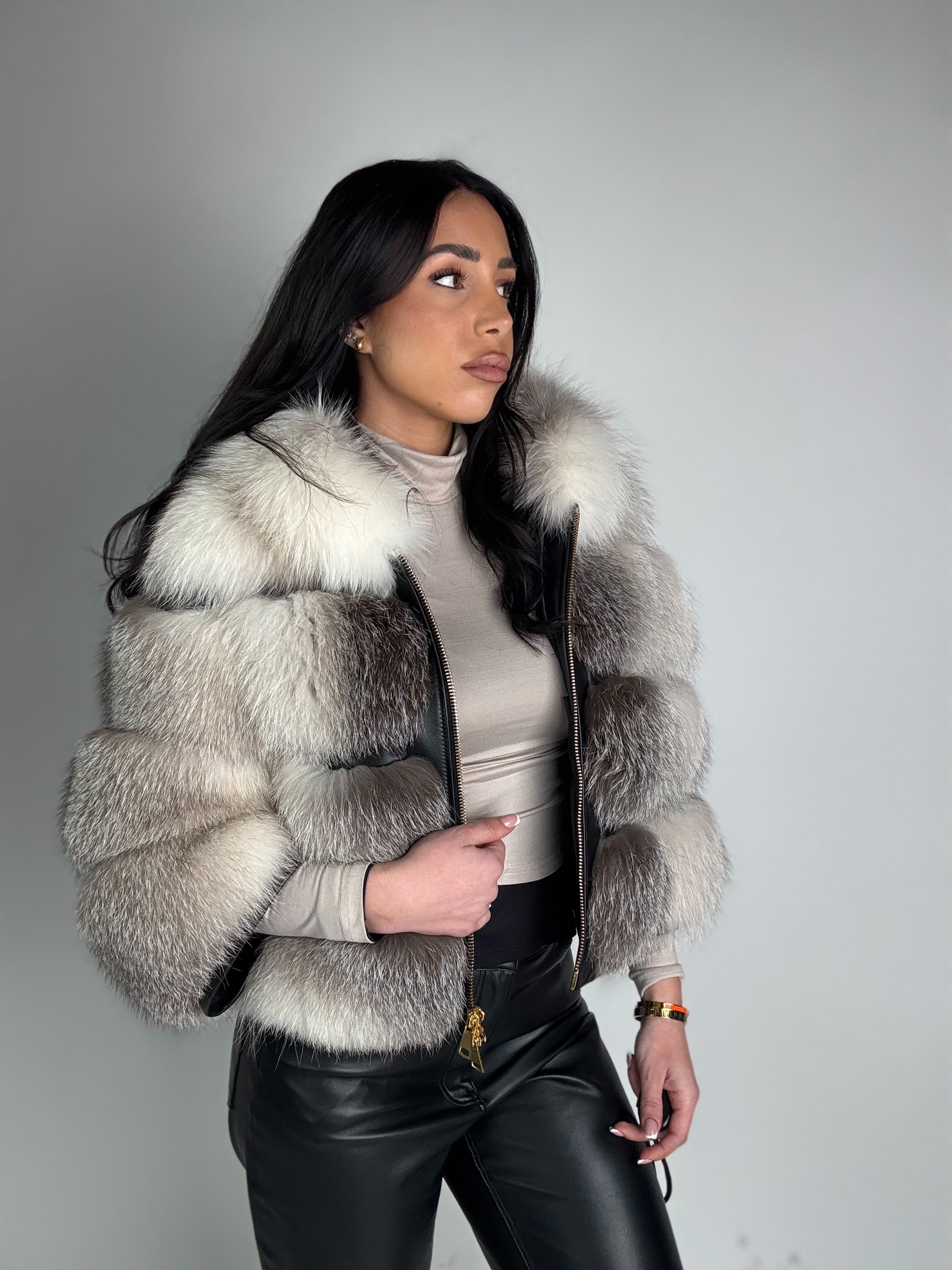 Mink Bomber Jacket