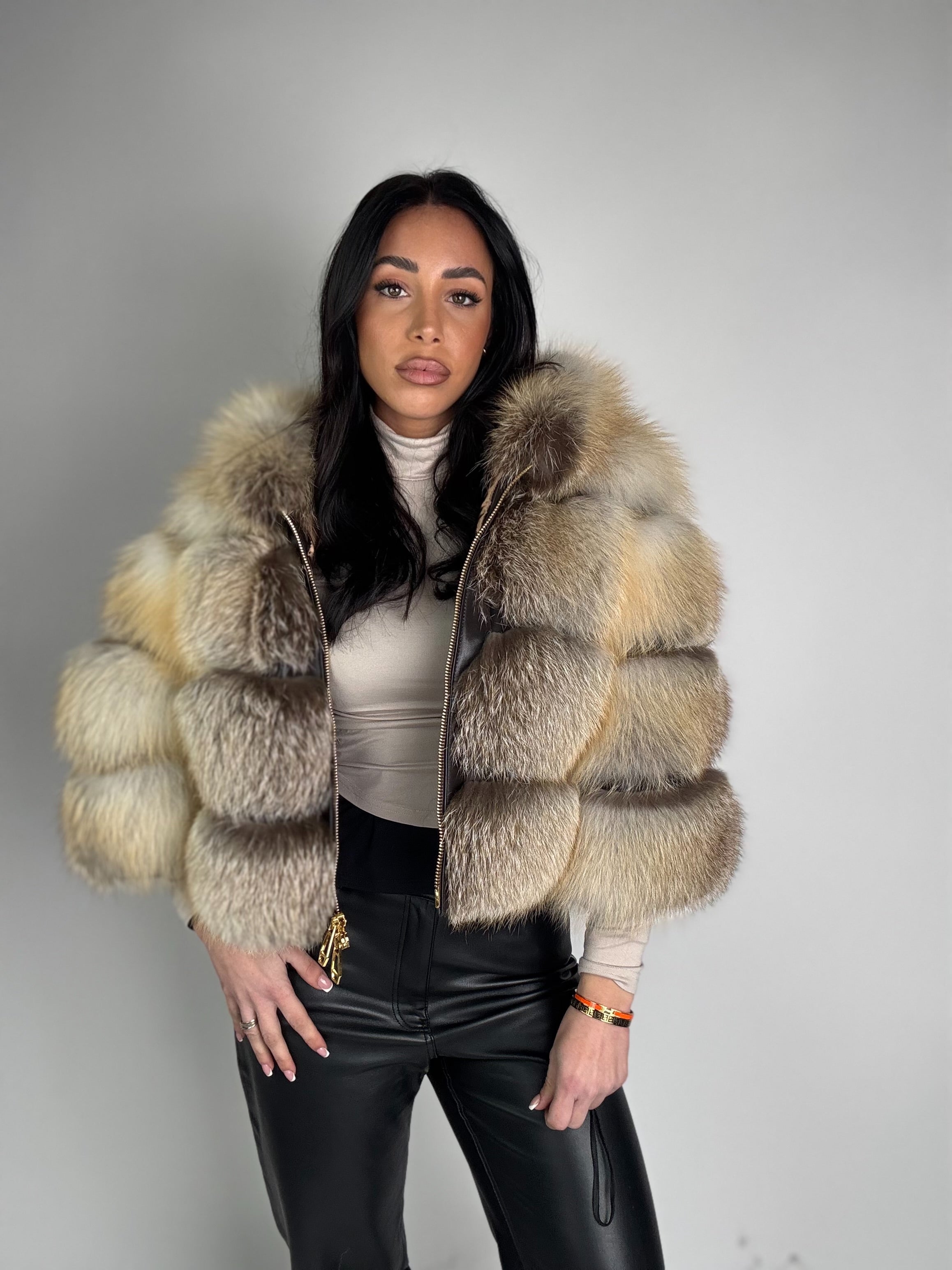 Mink Bomber Jacket