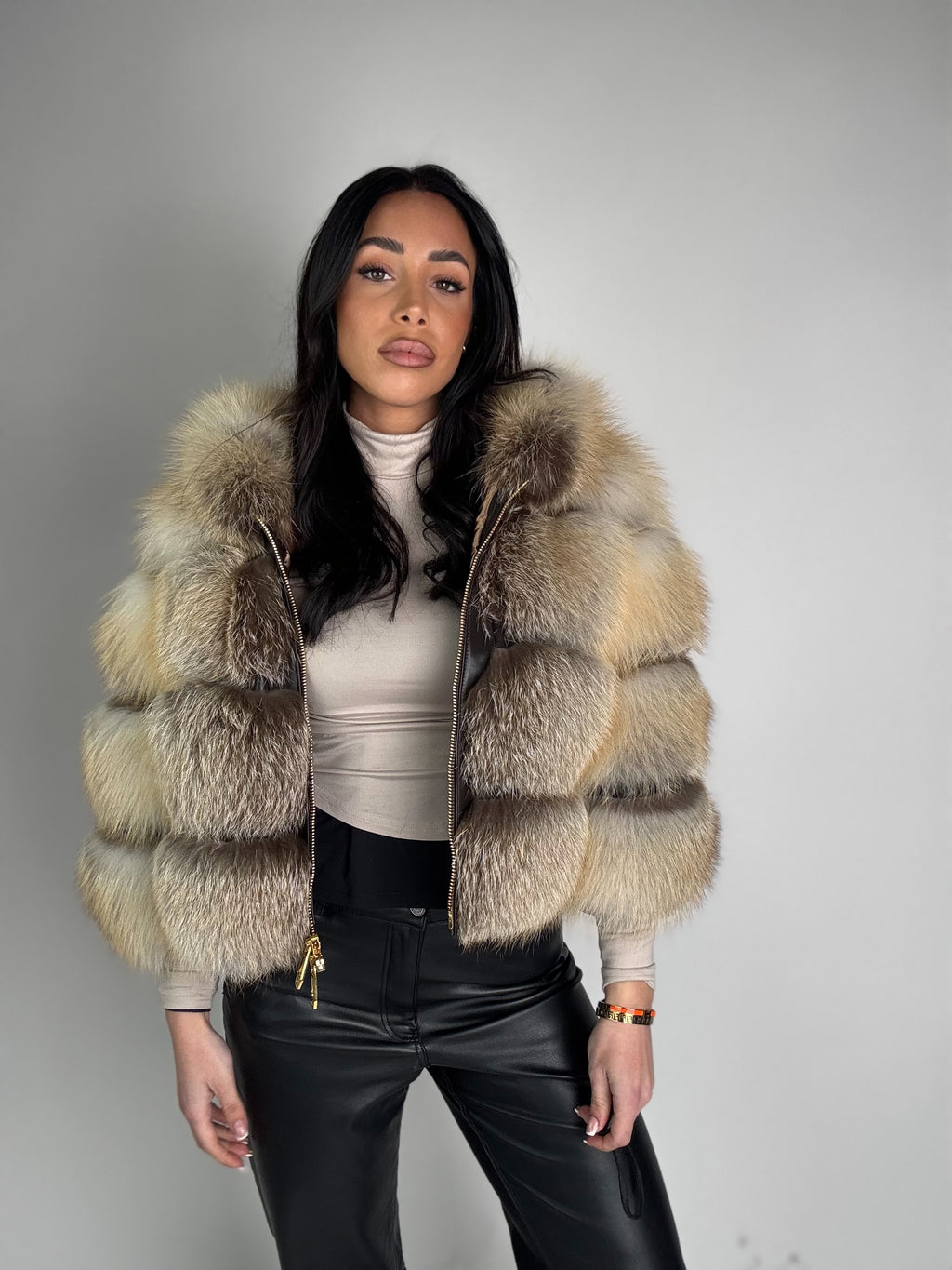 Mink Bomber Jacket