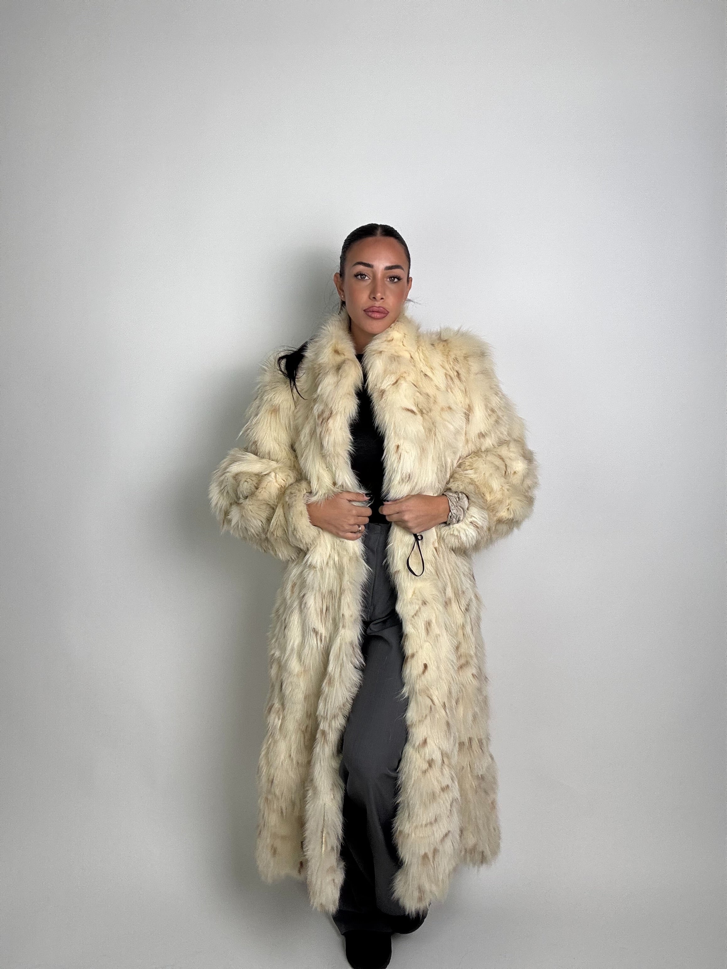 Cappotto in volpe linciata N889
