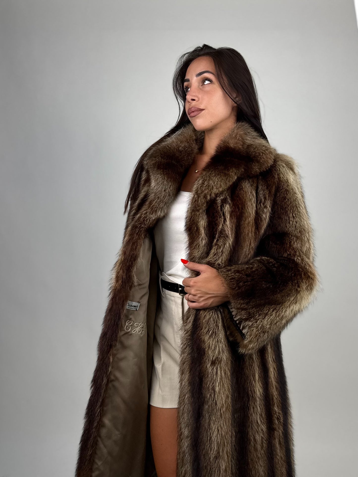 Cappotto in marmotta N554