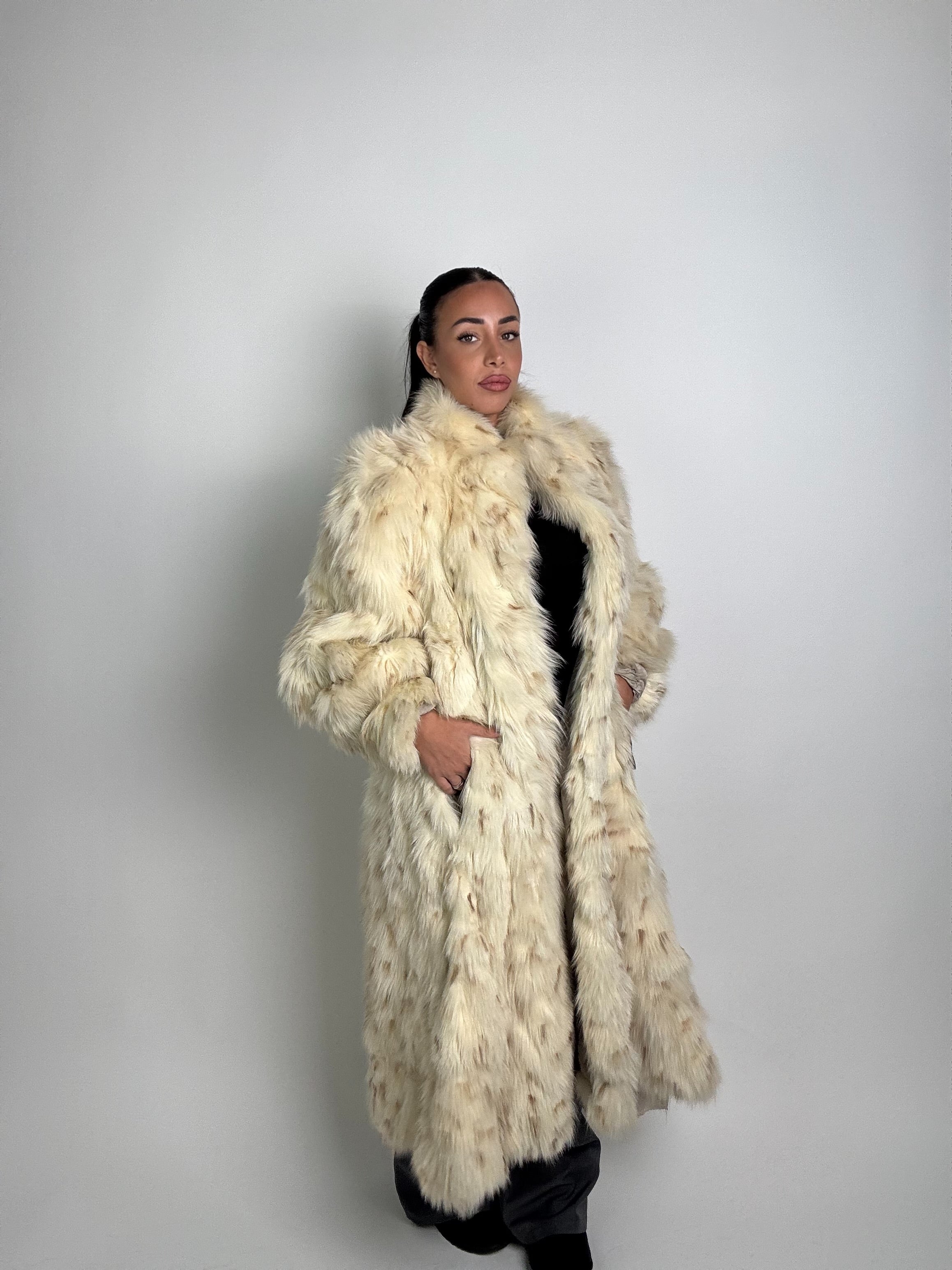 Cappotto in volpe linciata N889