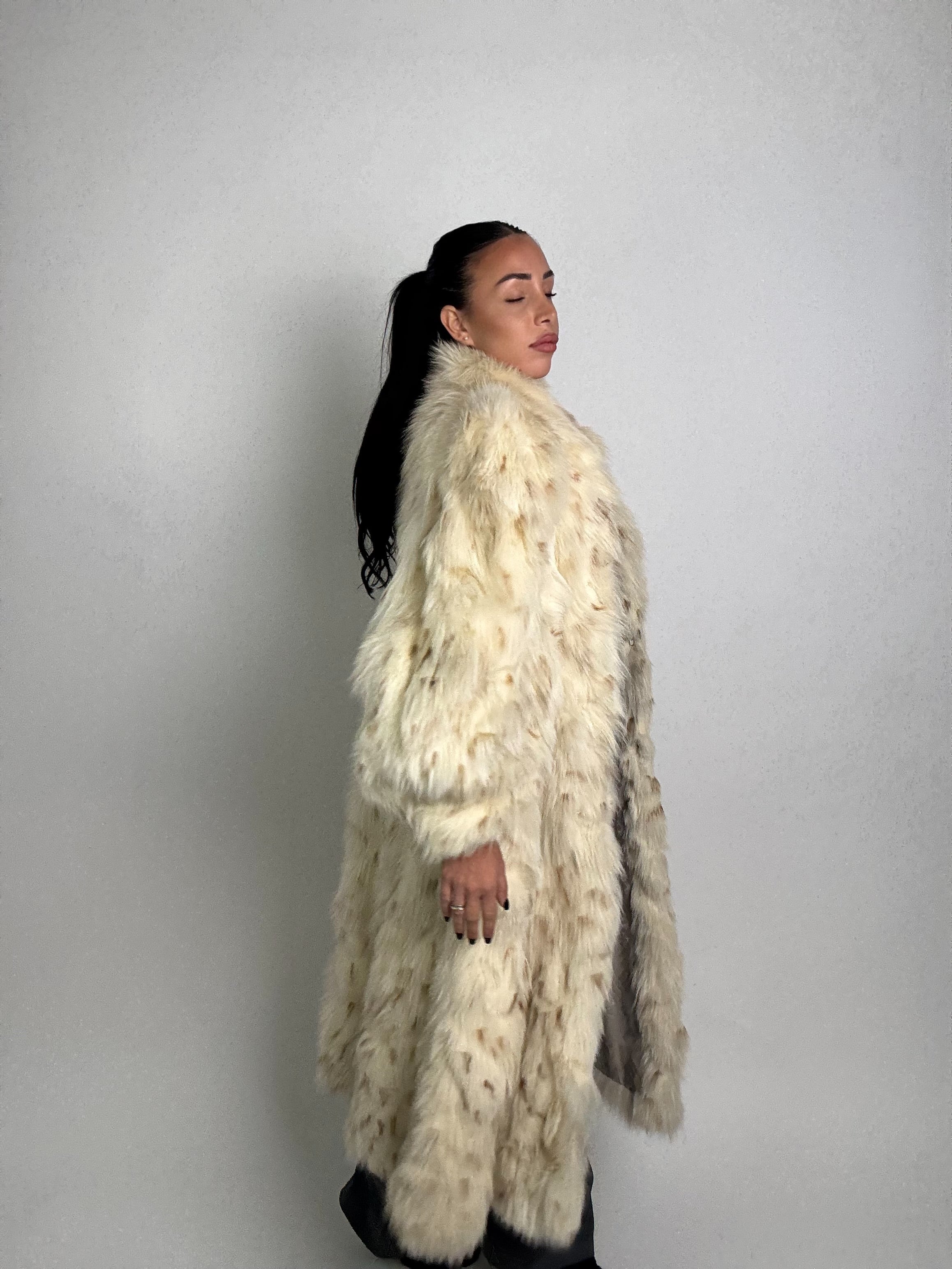 Cappotto in volpe linciata N889