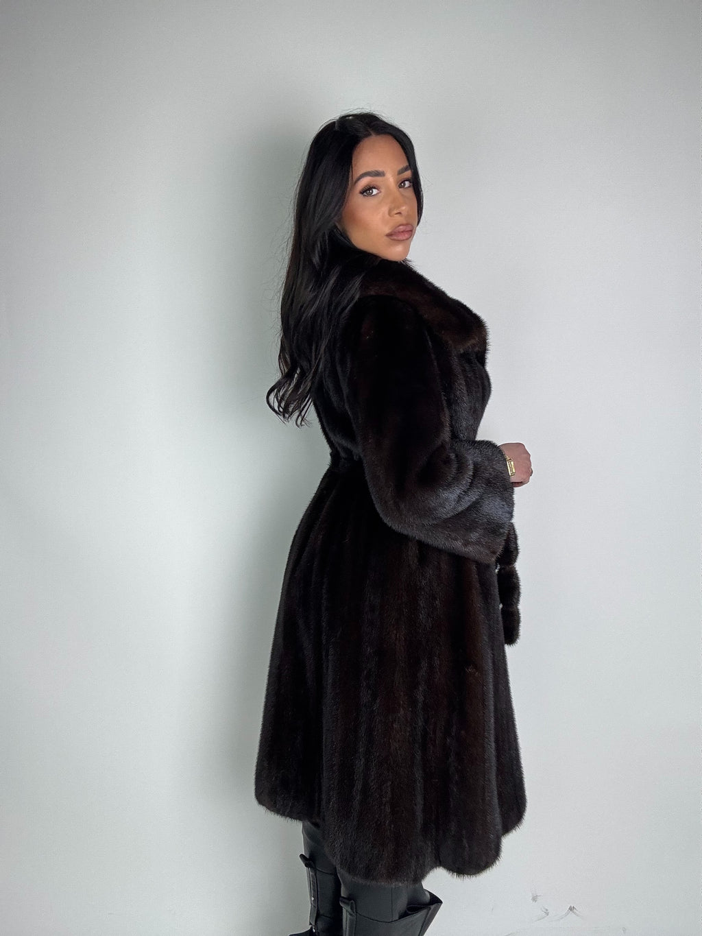 Cappotto in visone N476