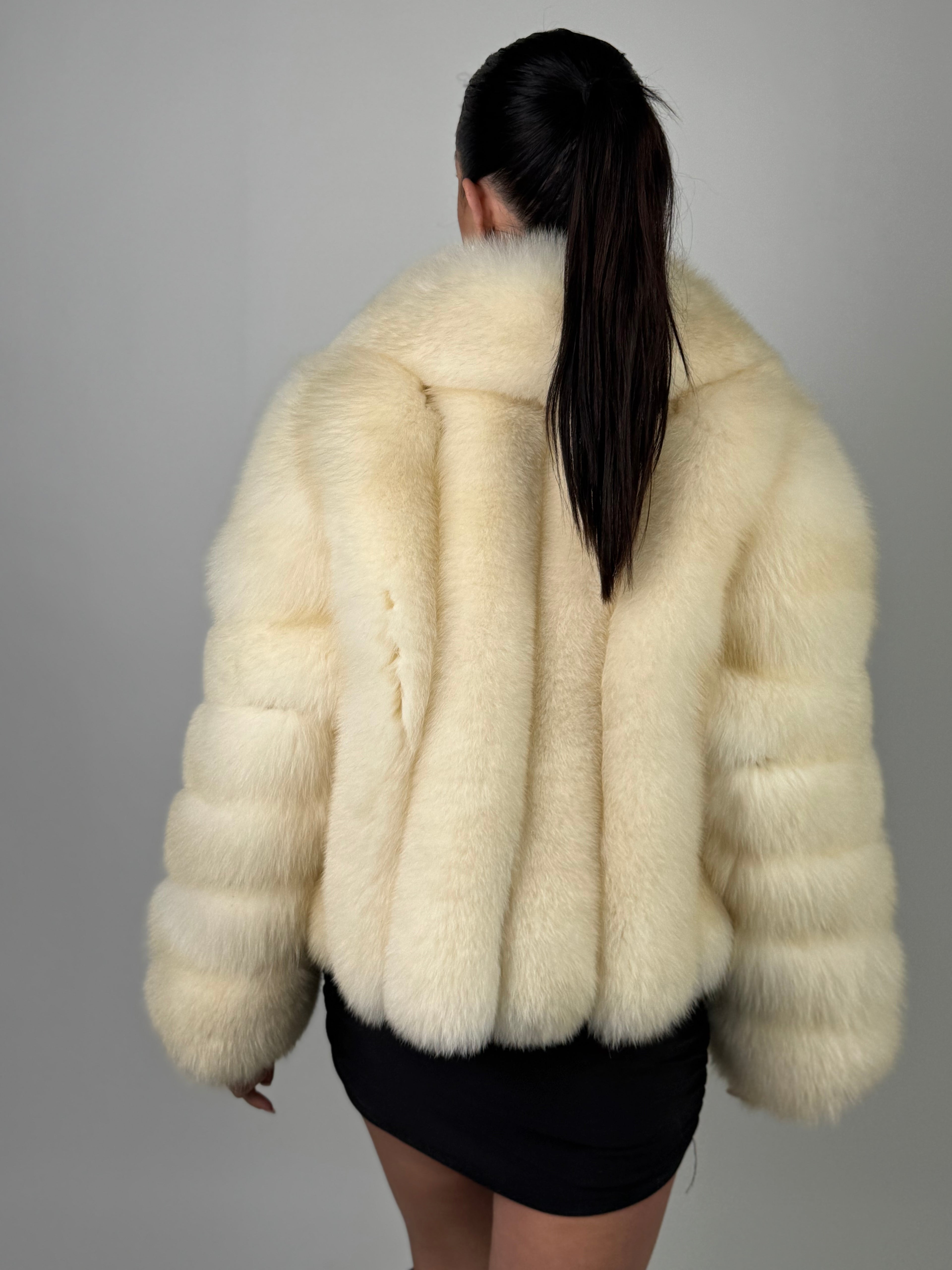Giacca Silvie in volpe caramel
