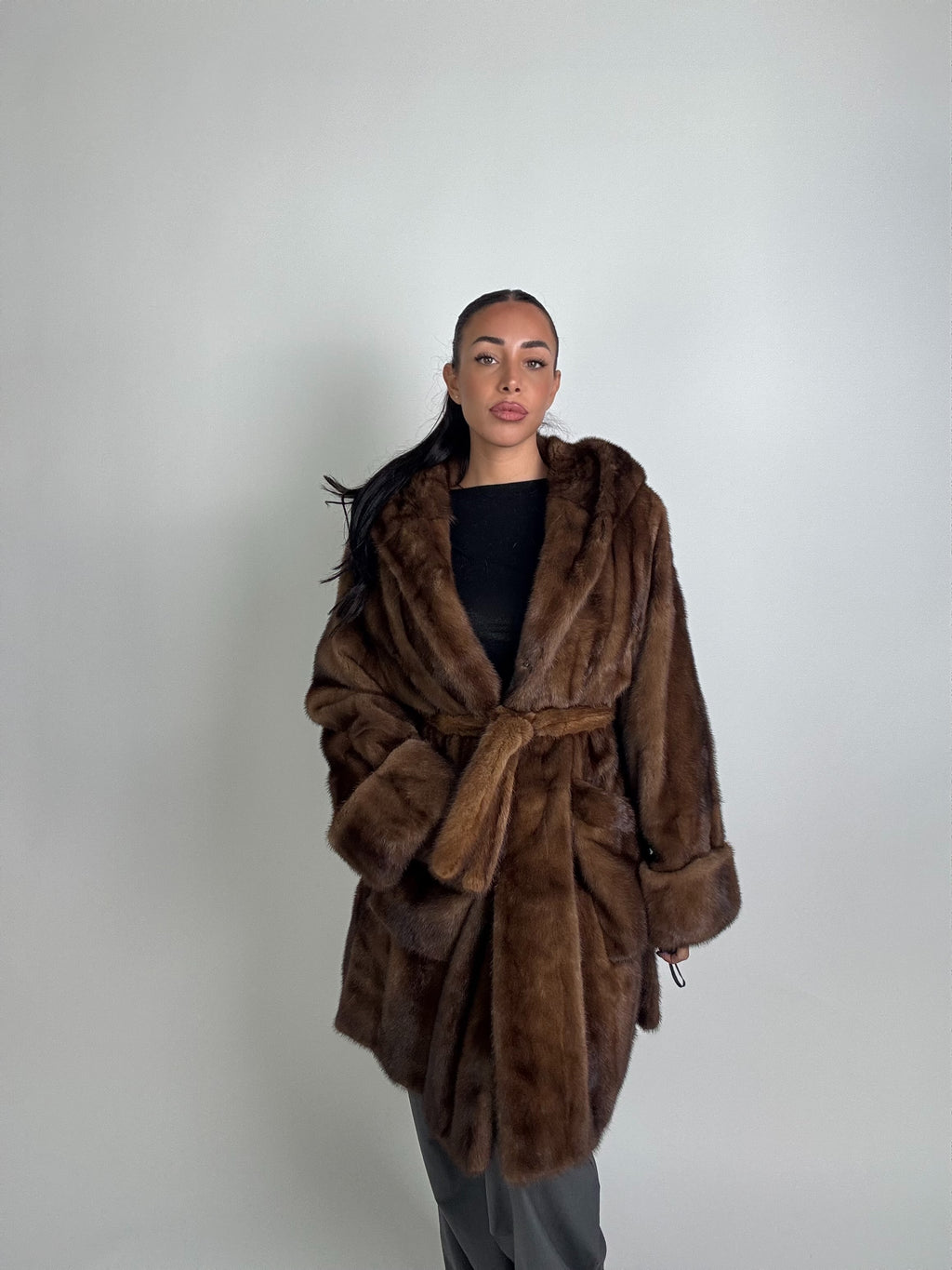 Cappotto in visone N357