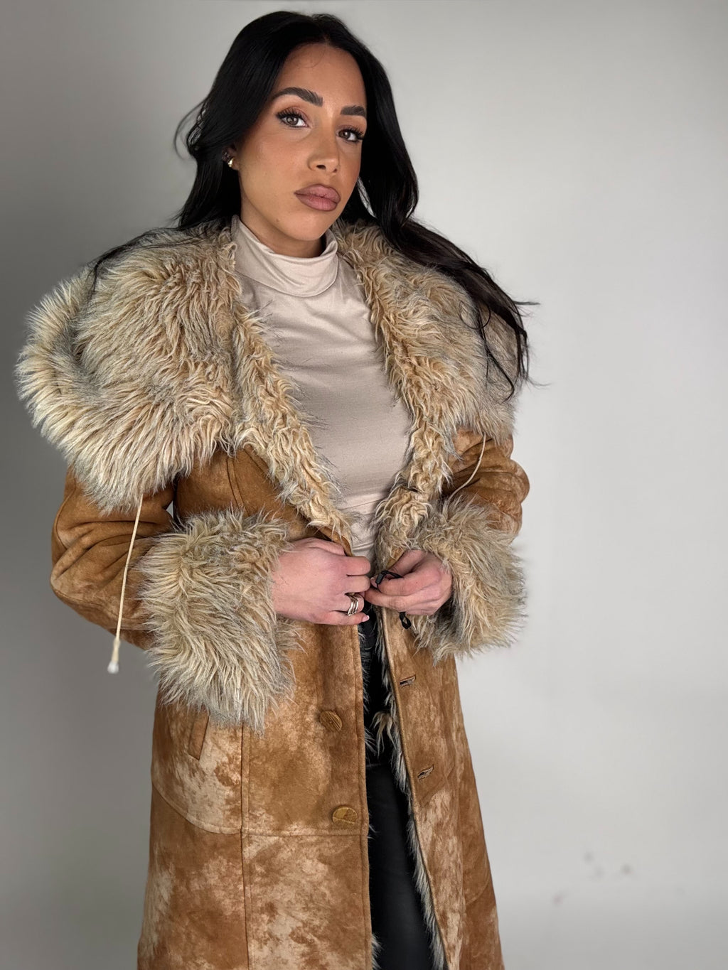 Shearling coat N187