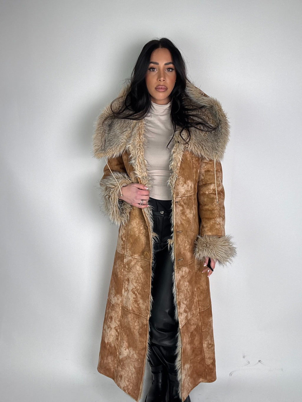 Shearling coat N187