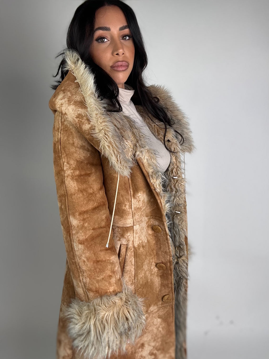 Shearling coat N187