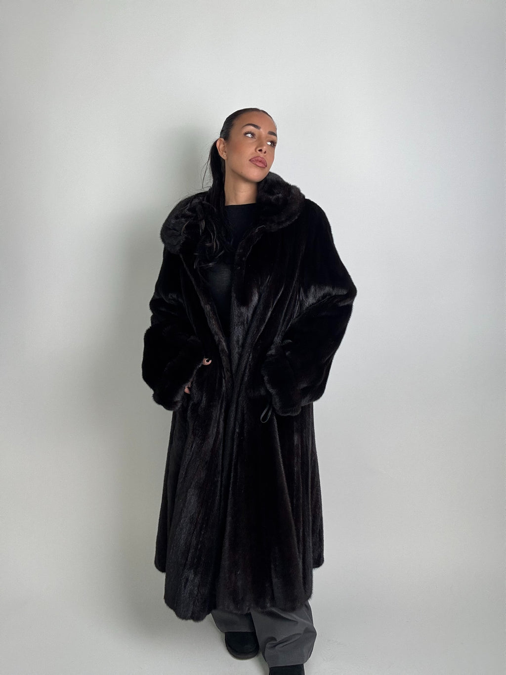 Cappotto in visone N358