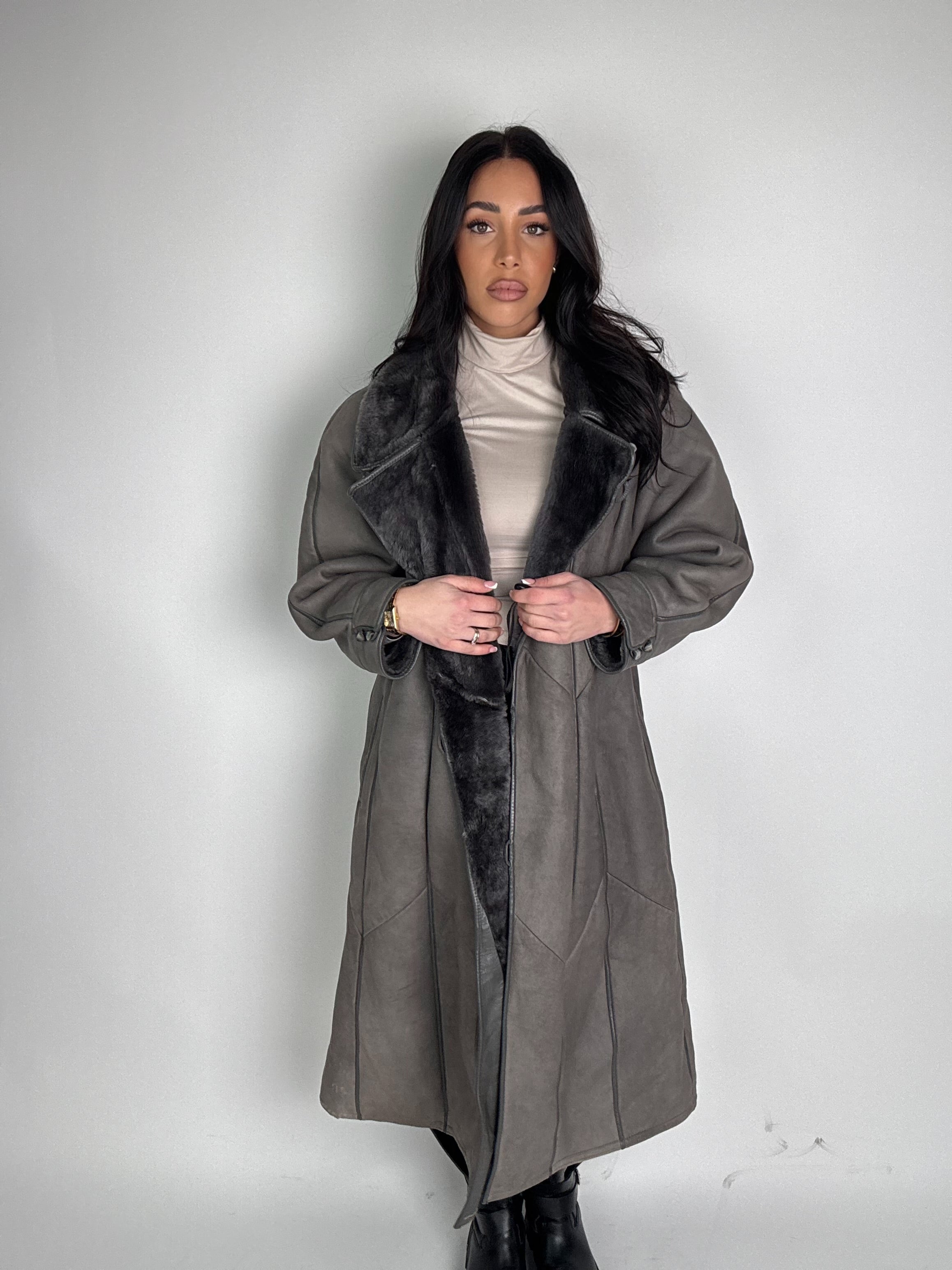 Shearling coat N188