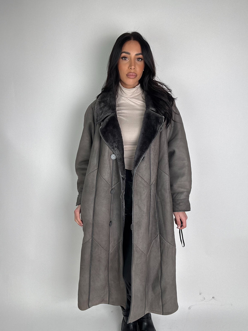 Shearling coat N188
