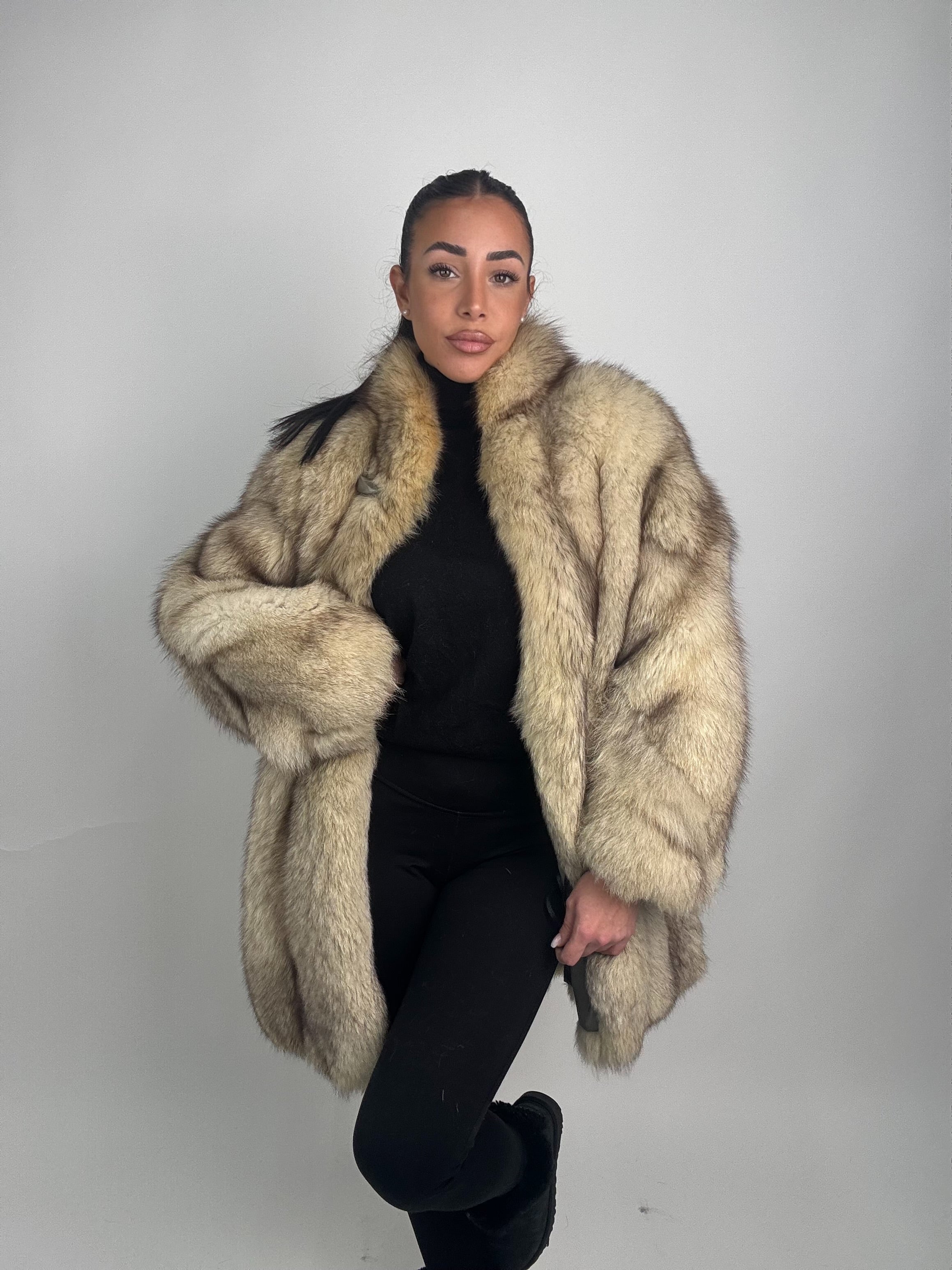 Giacca in volpe della groenlandia N103