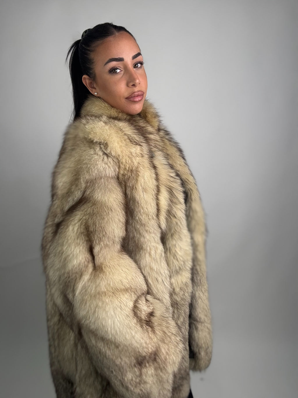 Giacca in volpe della groenlandia N103