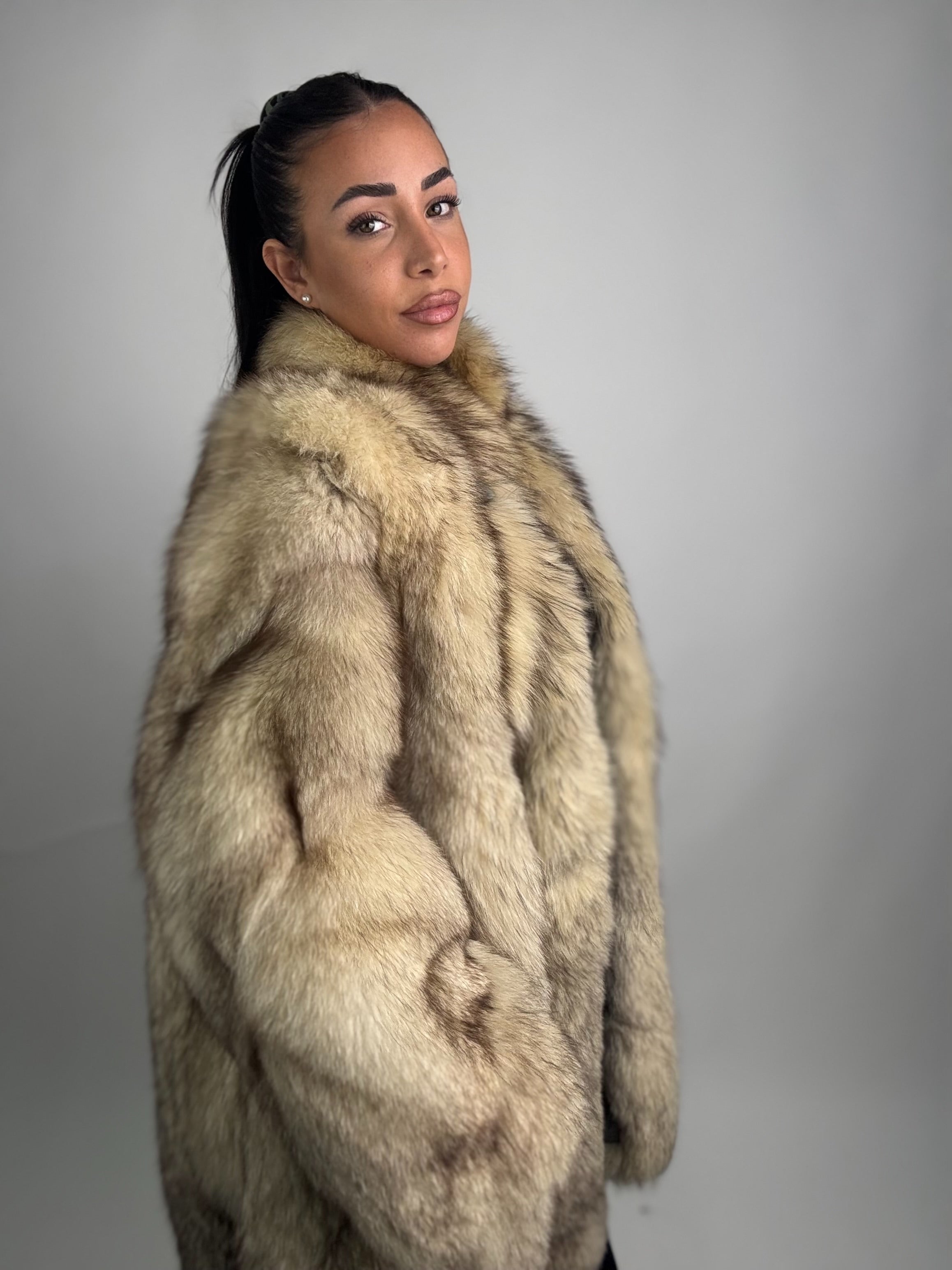 Giacca in volpe della groenlandia N103