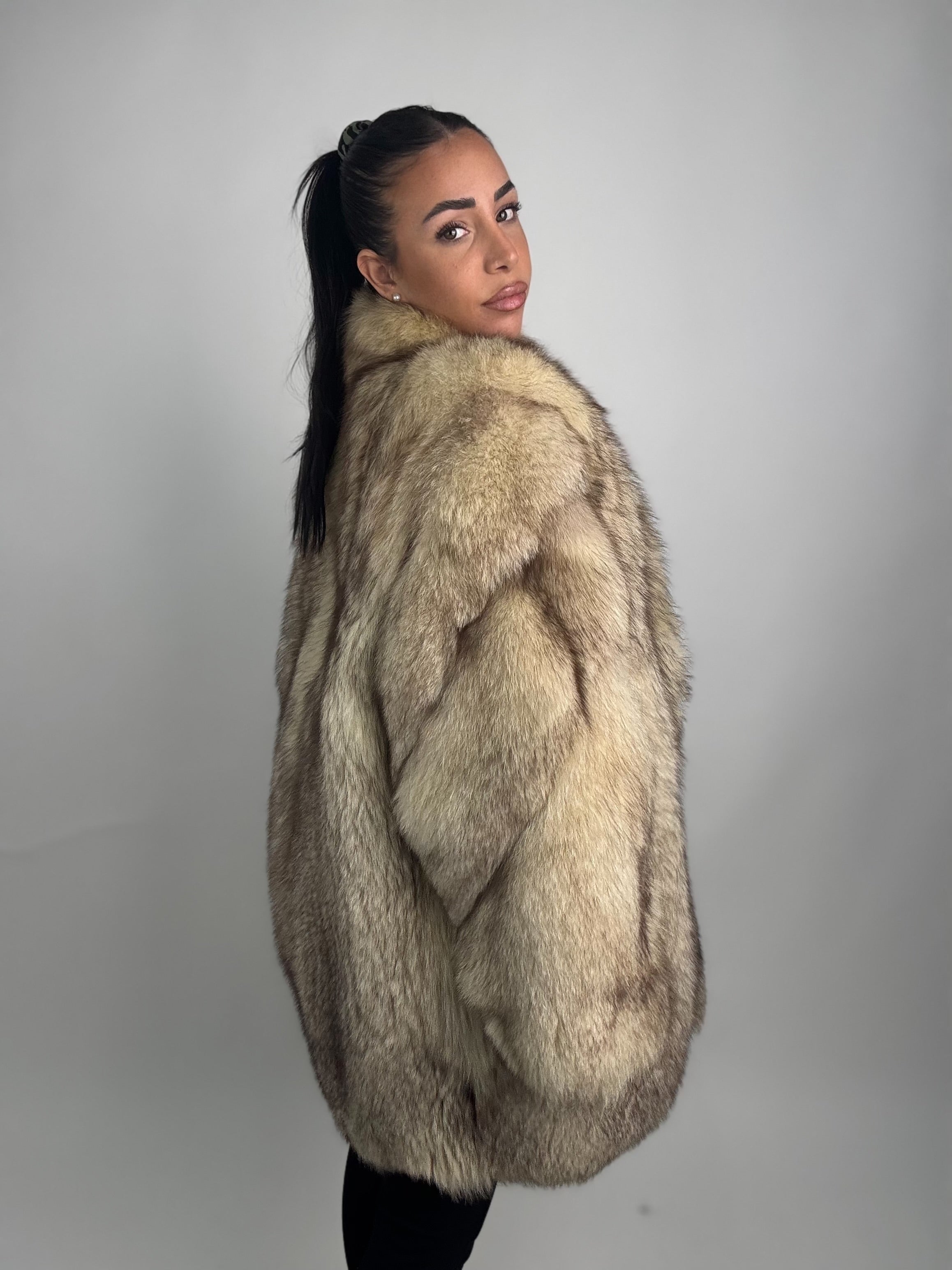 Giacca in volpe della groenlandia N103