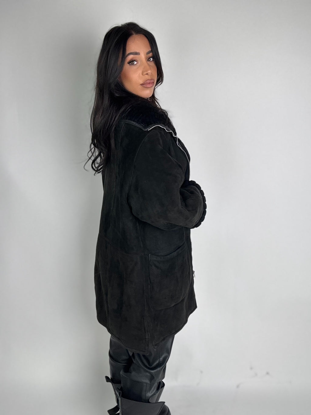 Shearling coat N189