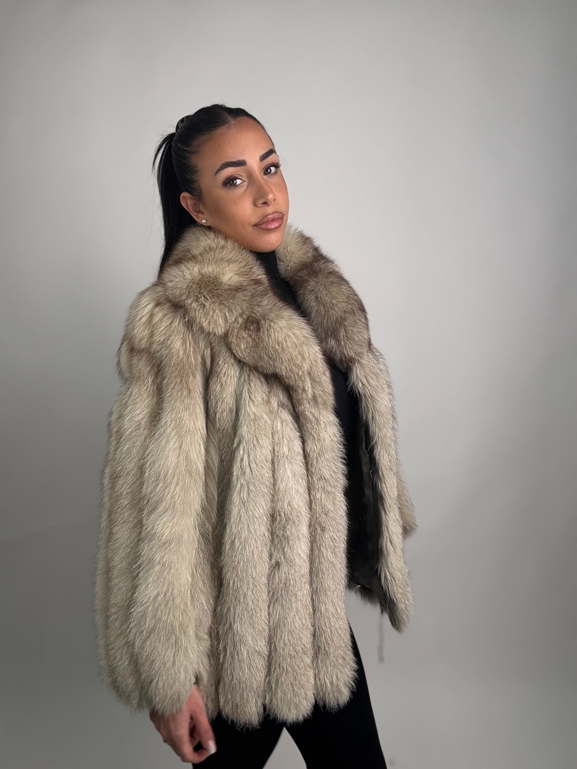 Giacca in volpe della groenlandia N104