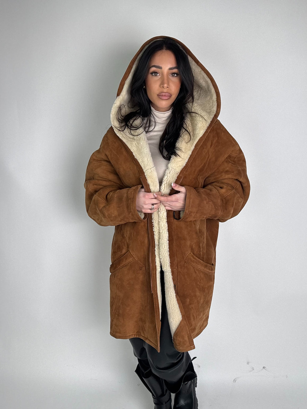 Shearling coat N190