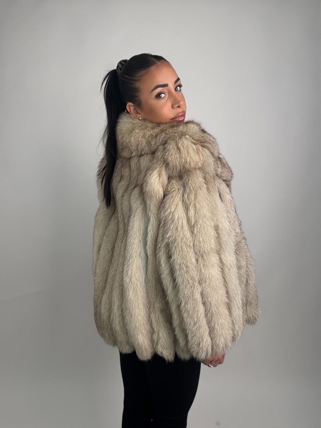 Giacca in volpe della groenlandia N104
