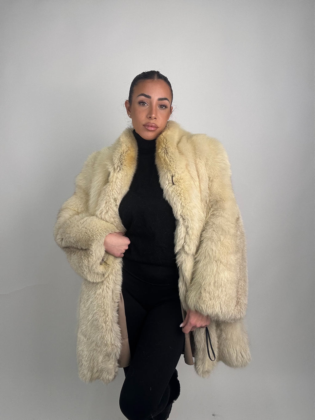 Giacca in volpe della groenlandia N105