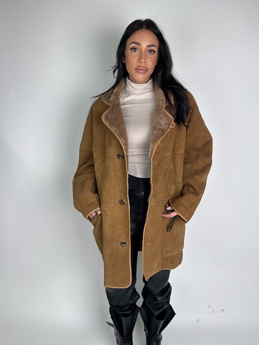 Shearling coat N191