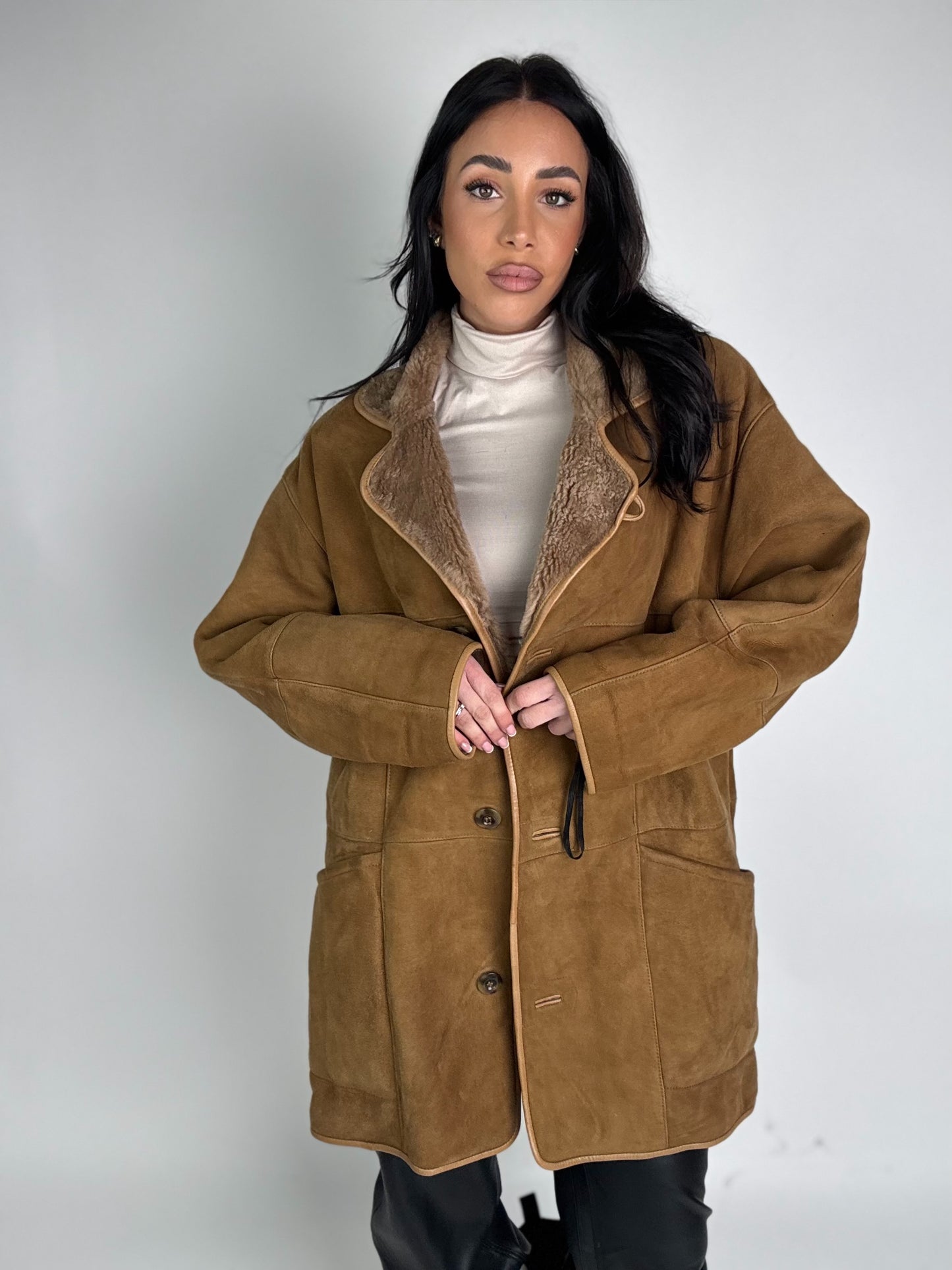 Shearling coat N191