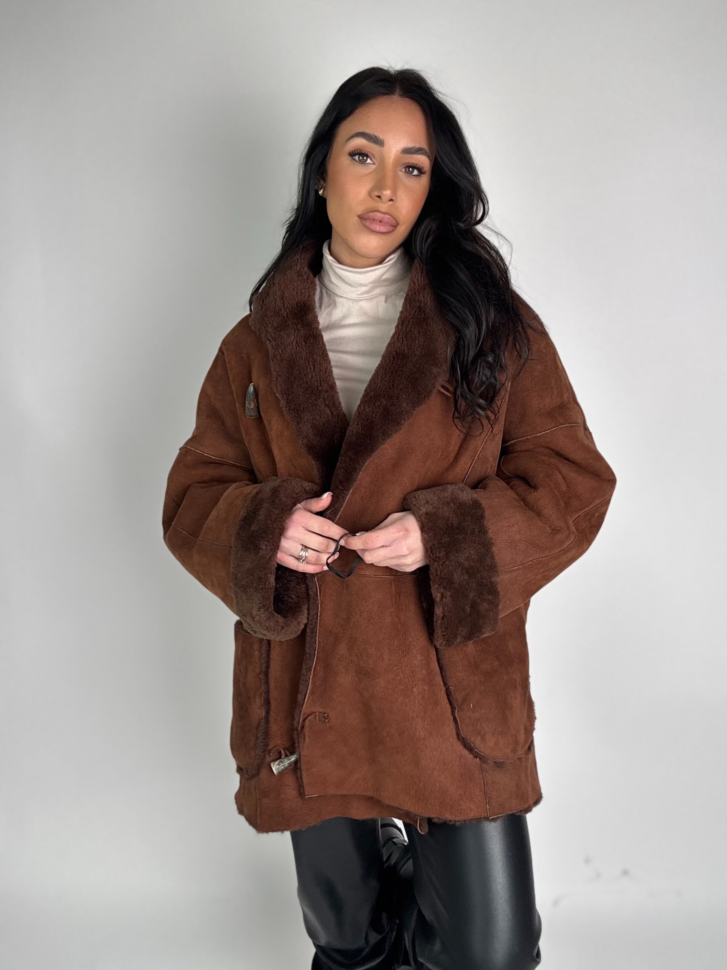 Shearling coat N193