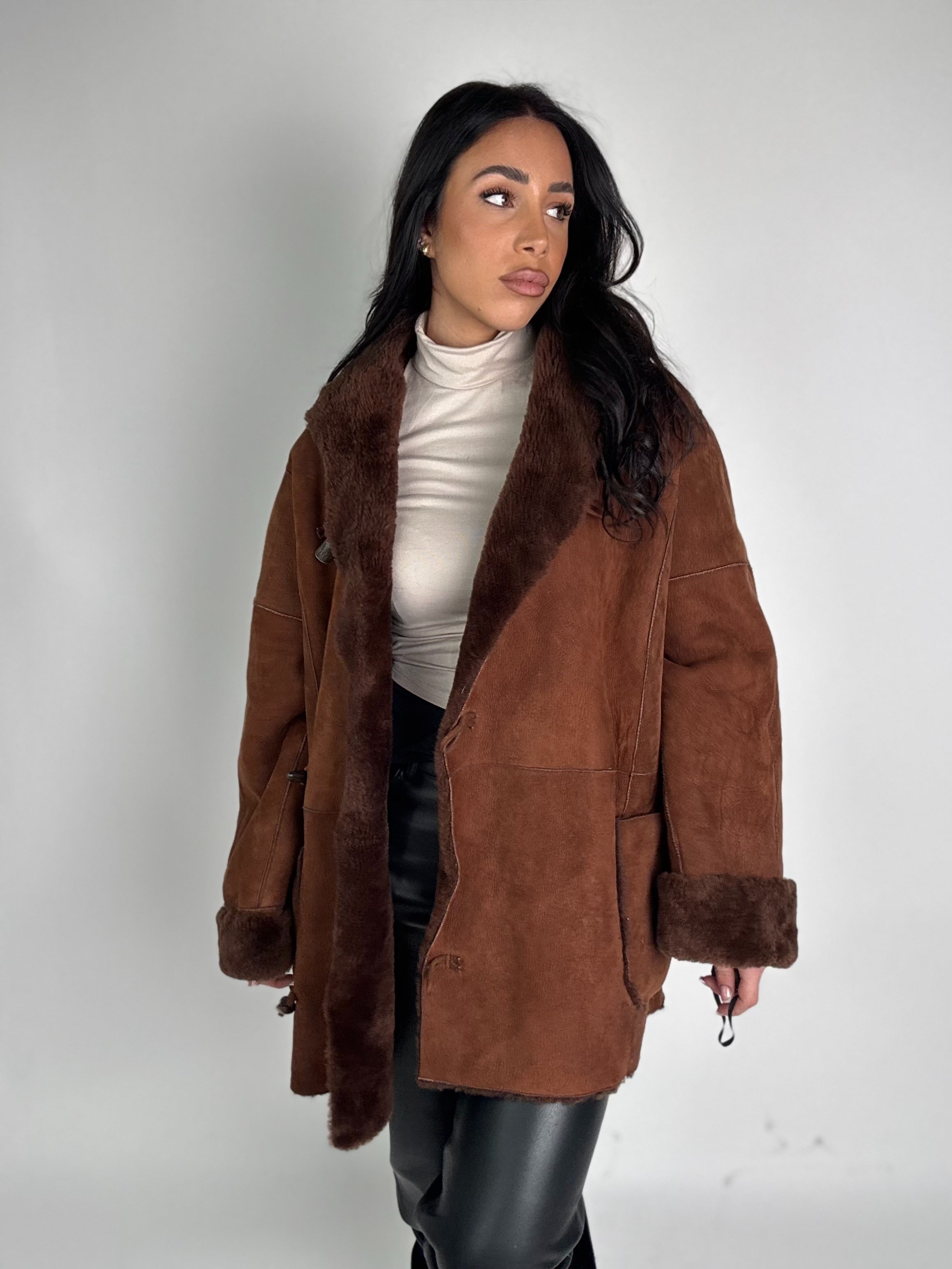 Shearling coat N193