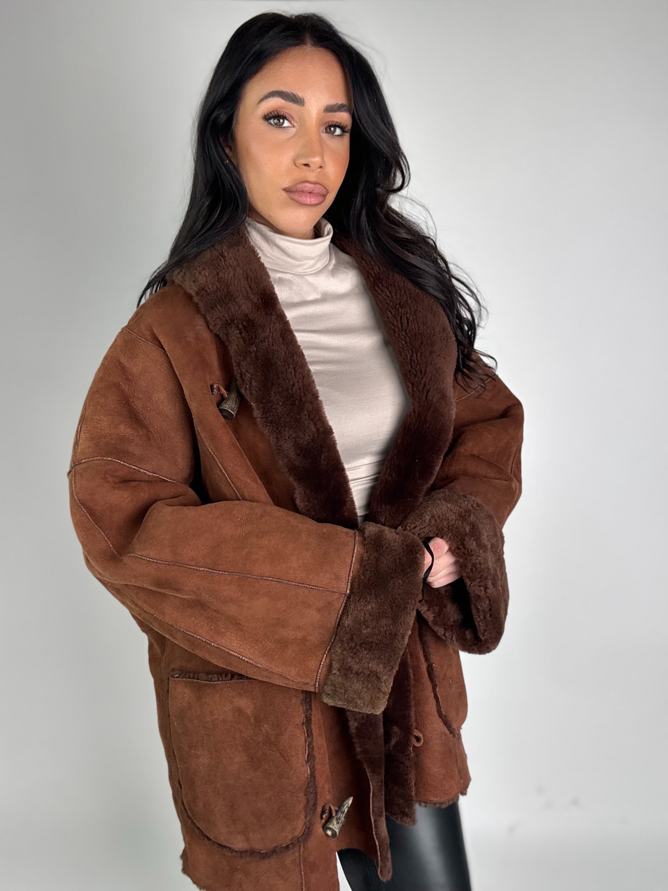 Shearling coat N193