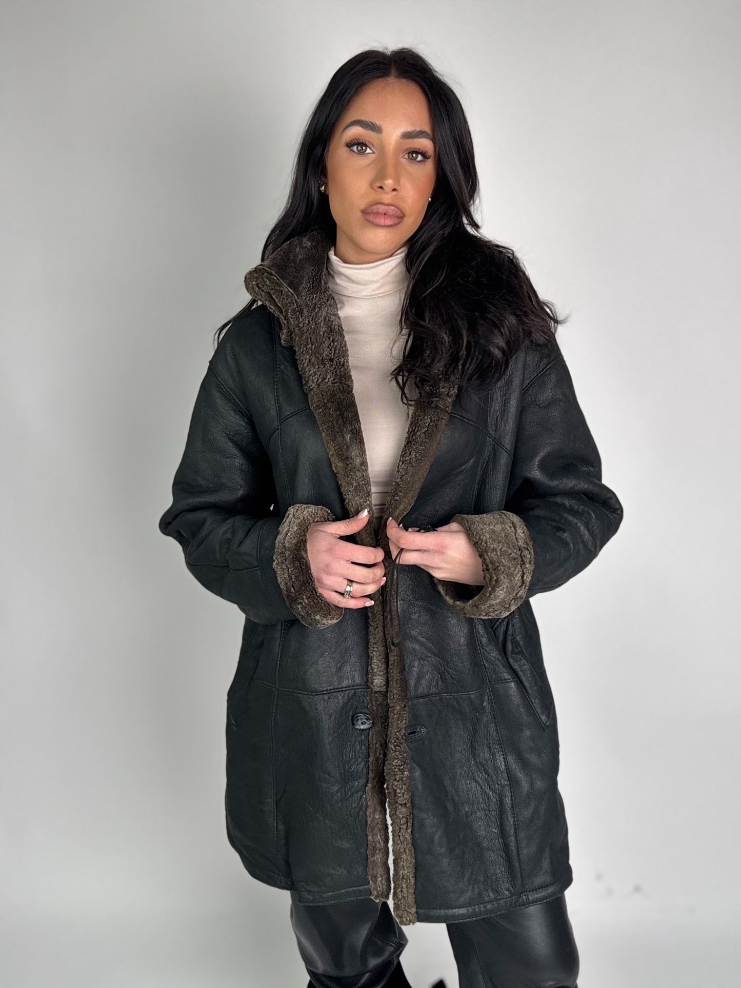 Shearling coat N194